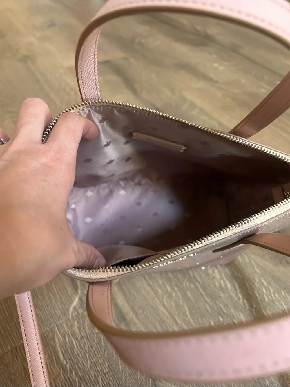 kate spade Pink Glitter Crossbody Tote